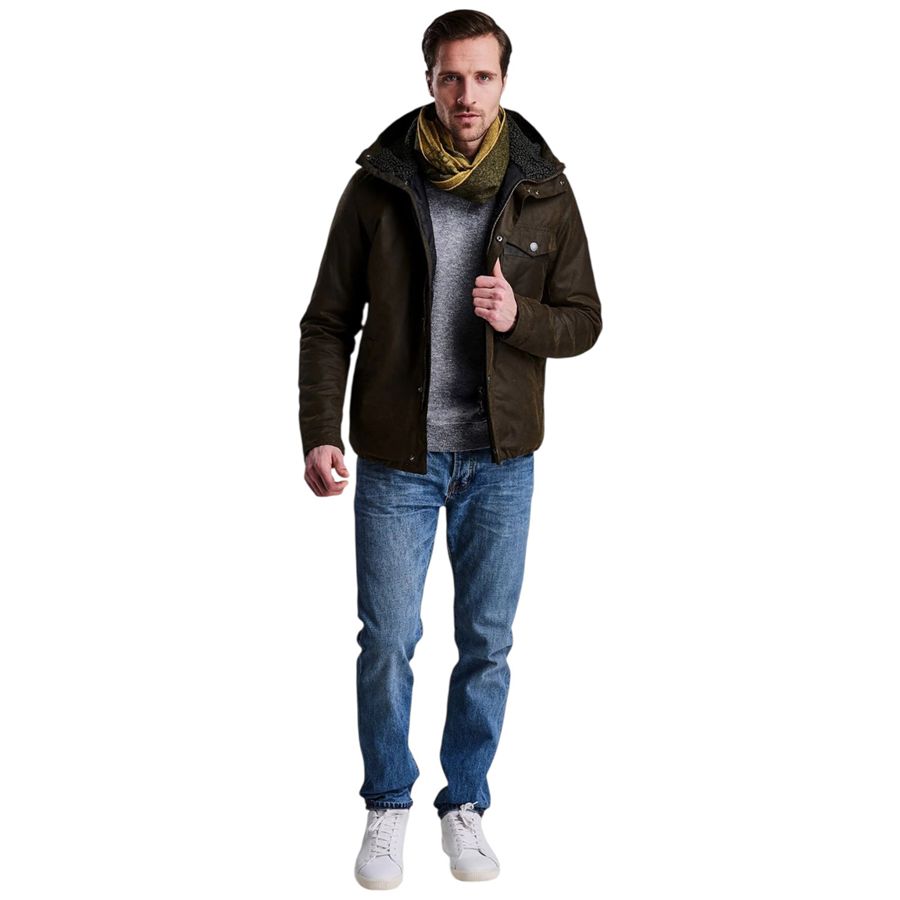 Kevlar Wax Jacket giubbetto da uomo Barbour International | MWX1372OL51